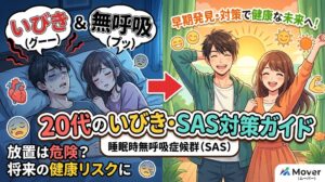 20代のいびき・眠気は睡眠時無呼吸症候群？原因と保険適用の検査・治療法を解説