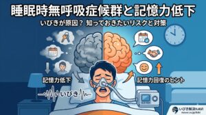 睡眠時無呼吸症候群による物忘れは治療で回復する！認知症リスクを下げる秘訣