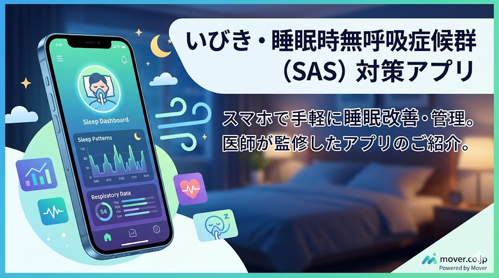 睡眠時無呼吸症候群アプリおすすめ5選!録音で判別するコツと注意点3つ