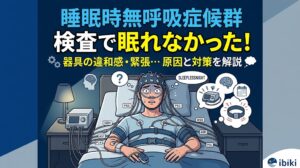 【診断不能？】睡眠時無呼吸症候群検査で寝れなかった不安を解消する方法