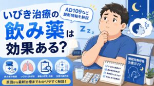 いびき治療の飲み薬は効果ある？AD109など最新情報を解説